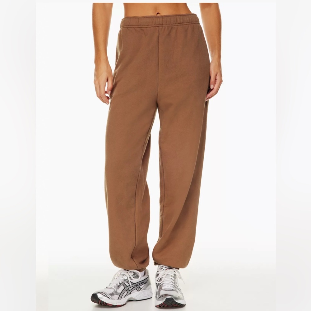 FINAL PRICE OR GOING TO RETURN - NWT TNA / ARITZIA COZY FLEECE SWEATPANTS 🤎 - Picture 3 of 9